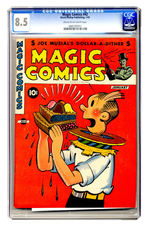 MAGIC COMICS #42 JANUARY 1943 CGC 8.5 CREAM TO OFF-WHITE PAGES.