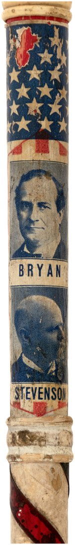 BRYAN & STEVENSON 1900 APPLIED PAPER JUGATE BUGGY WHIP.
