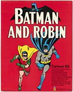 BATMAN AND ROBIN BOXED DELUXE COLORFORMS CARTOON KIT.