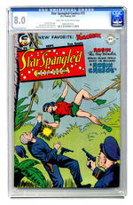 STAR SPANGLED COMICS #72 SEPTEMBER 1947 CGC 8.0 LIGHT TAN TO OFF-WHITE PAGES.