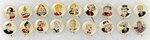 KELLOGG'S PEP COMIC CHARACTERS SET OF 90 BUTTONS (86 PLUS FOUR SUPERMAN) ISSUED IN 1945-1946.