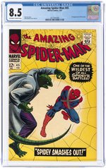 AMAZING SPIDER-MAN #45 FEBRUARY 1967 CGC 8.5 VF+.