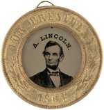 LINCOLN & JOHNSON 1864 BACK-TO-BACK FERROTYPE JUGATE DeWITT 1864-96.