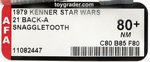 STAR WARS (1979) - SNAGGLETOOTH 21 BACK-A AFA 80+ NM.