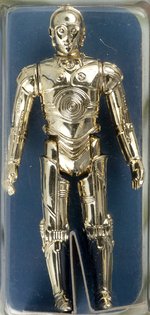 STAR WARS (1978) - SEE-THREEPIO (C-3PO) 12 BACK-B AFA 80+ NM.