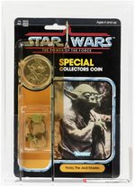 STAR WARS: THE POWER OF THE FORCE (1985) - YODA (BROWN SNAKE) 92 BACK AFA 40 Y-GOOD.