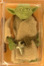 STAR WARS: THE POWER OF THE FORCE (1985) - YODA (BROWN SNAKE) 92 BACK AFA 40 Y-GOOD.
