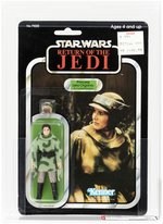 STAR WARS: RETURN OF THE JEDI (1984) - PRINCESS LEIA ORGANA (COMBAT PONCHO) 77 BACK-A AFA 80+ NM (CLEAR BLISTER).