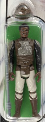 STAR WARS: RETURN OF THE JEDI (1983) - LANDO CALRISSIAN (SKIFF GUARD DISGUISE) 65 BACK-B AFA 85 NM+ (CLEAR BLISTER).