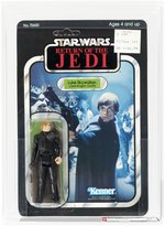 STAR WARS: RETURN OF THE JEDI (1983) - LUKE SKYWALKER (JEDI KNIGHT) 65 BACK-B AFA 80 NM (CLEAR BLISTER).