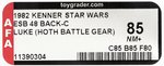 STAR WARS: THE EMPIRE STRIKES BACK (1982) - LUKE SKYWALKER (HOTH BATTLE GEAR) 48 BACK-C AFA 85 NM+.