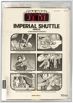 STAR WARS: RETURN OF THE JEDI (1984) - IMPERIAL SHUTTLE VEHICLE AFA 80 NM.