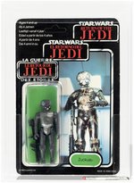 PBP STAR WARS: RETURN OF THE JEDI (1983) - ZUCKUSS TRI-LOGO 70 BACK AFA 85 NM+.