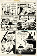 SUPERMAN #279 COMIC BOOK PAGE ORIGINAL ART BY CURT SWAN.