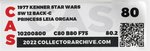 STAR WARS (1978) - PRINCESS LEIA ORGANA 12 BACK-C CAS 80.