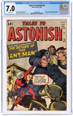 TALES TO ASTONISH #35 SEPTEMBER 1962 CGC 7.0 FINE/VF (FIRST ANT-MAN IN COSTUME).