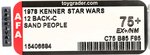 STAR WARS (1978) - SAND PEOPLE (TUSKEN RAIDER) 12 BACK-C AFA 75+ EX+/NM.