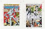 MARVEL TALES #209 COMPLETE STORY COLOR GUIDES LOT (FIRST PUNISHER APPEARANCE- REPRINT: ANDY YANCHUS COLORIST).