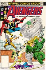 AVENGERS #222 COVER COLOR GUIDE (ANDY YANCHUS COLORIST).