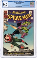 AMAZING SPIDER-MAN #39 AUGUST 1966 CGC 6.5 FINE+ (NORMAN OSBORN REVEALED AS GREEN GOBLIN).