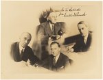 FRANKLIN D. ROOSEVELT OVERSIZED SIGNED PHOTO TO SEC. TOI BACHELDER.