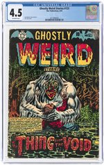 GHOSTLY WEIRD STORIES #123 JUNE 1954 CGC 4.5 VG+.