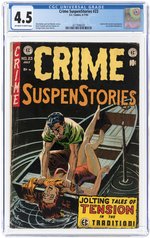 CRIME SUSPENSTORIES #23 JUNE-JULY 1954 CGC 4.5 VG+.