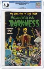 ADVENTURES INTO DARKNESS #13 MARCH 1954 CGC 4.0 VG.