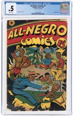 ALL-NEGRO COMICS #1 JUNE 1947 CGC .5 POOR (RARE, ALL AFRICAN-AMERICAN CREATORS).