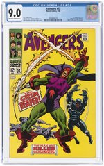 AVENGERS #52 MAY 1968 CGC 9.0 VF/NM (FIRST GRIM REAPER).