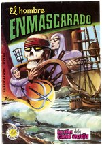 THE PHANTOM "EL HOMBRE ENMASCARADO" #6 SPANISH COMIC BOOK COVER ORIGINAL ART BY J.L. BLUME.