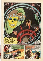 THE PHANTOM "EL HOMBRE ENMASCARADO" #6 SPANISH COMIC BOOK COVER ORIGINAL ART BY J.L. BLUME.