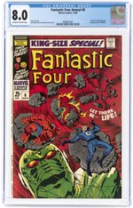 FANTASTIC FOUR ANNUAL #6 NOVEMBER 1968 CGC 8.0 VF (BIRTH OF FRANKLIN RICHARDS & FIRST ANNIHILUS).