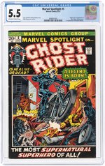 MARVEL SPOTLIGHT #5 AUGUST 1972 CGC 5.5 FINE- (FIRST GHOST RIDER).