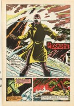 THE PHANTOM "EL HOMBRE ENMASCARADO" #8 SPANISH COMIC BOOK COVER ORIGINAL ART BY J.L. BLUME.