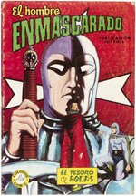 THE PHANTOM "EL HOMBRE ENMASCARADO" #34 SPANISH COMIC BOOK COVER ORIGINAL ART BY J.L. BLUME.