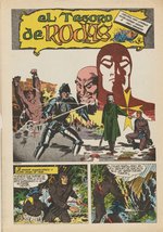 THE PHANTOM "EL HOMBRE ENMASCARADO" #34 SPANISH COMIC BOOK COVER ORIGINAL ART BY J.L. BLUME.