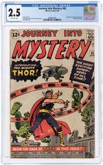 JOURNEY INTO MYSTERY #83 AUGUST 1962 CGC 2.5 GOOD+ (FIRST THOR).