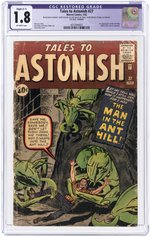 TALES TO ASTONISH #27 JANUARY 1962 CGC RESTORED 1.8 SLIGHT (C-1) GOOD- (FIRST ANT-MAN).