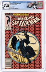 AMAZING SPIDER-MAN #300 MAY 1988 CGC 7.5 VF (FIRST VENOM, NEWSSTAND EDITION).