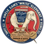 PARKER & DAVIS 1904 CLASSIC WHITE ELEPHANT BUTTON HAKE #112.