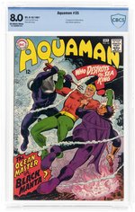 AQUAMAN #35 SEPTEMBER-OCTOBER 1967 CBCS 8.0 VF (FIRST BLACK MANTA).