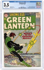 SHOWCASE #22 SEPTEMBER-OCTOBER 1959 CGC 3.5 VG- (FIRST SILVER AGE GREEN LANTERN).