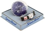 BUZZ COREY'S SPACE PATROL WRIST WATCH BOXED WITH COMPASS.