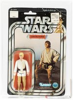 STAR WARS (1978) - LUKE SKYWALKER 12 BACK-B AFA 70 EX+.