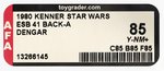 STAR WARS: THE EMPIRE STRIKES BACK (1980) - DENGAR 41 BACK-A AFA 85 Y-NM+.