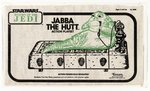 STAR WARS: RETURN OF THE JEDI (1983) - JABBA THE HUTT ACTION PLAYSET CAS 85 (LINE-ART DEALER BOX).