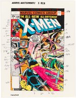 X-MEN #110 COMPLETE STORY AND COVER COLOR GUIDES (ANDY YANCHUS COLORIST).