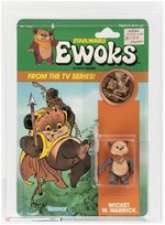 STAR WARS: EWOKS (1985) - WICKET W. WARRICK AFA 80+ NM (CLEAR BLISTER).