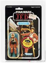 STAR WARS: RETURN OF THE JEDI (1984) - LUKE SKYWALKER (X-WING PILOT) 77 BACK-B AFA 80+ Y-NM.